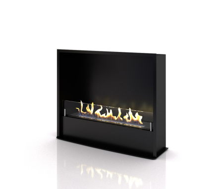 Биокамин в портале Firezo Vankuver Фактурный белый